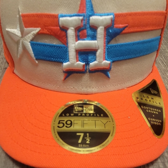 New Era Other - Orange and Blue Baseball Cap 7 1/2